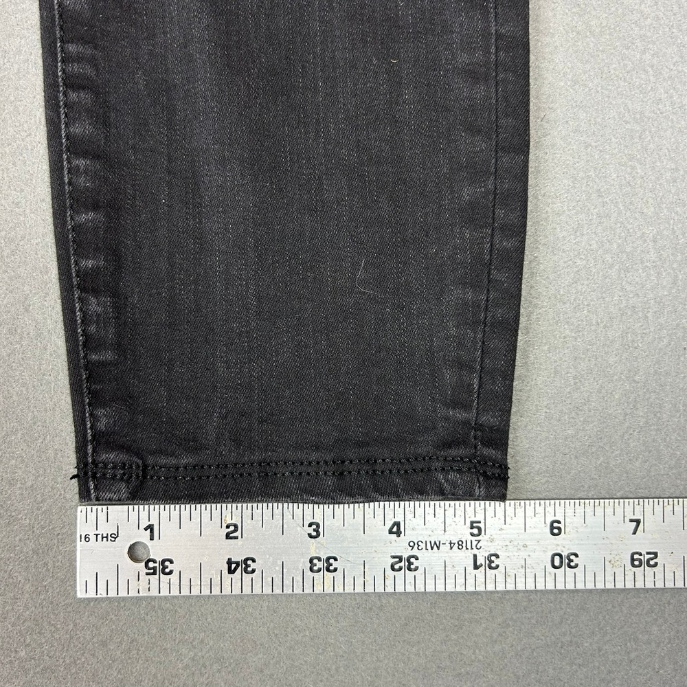 Rock & Republic Jeans Fever Crop Pull On Slimming Women 6 Black - Picture 6 of 10